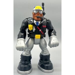 Rescue Heroes Jake Justice Grey Pants 1998 Mattel Fisher-Price 6" Action Figure
